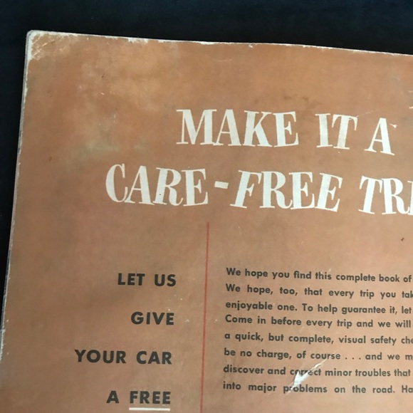 1950 Pontiac Dealer Paul R Warmee Inc Van Nuys CA Road Maps of America Book - Picture 8 of 11